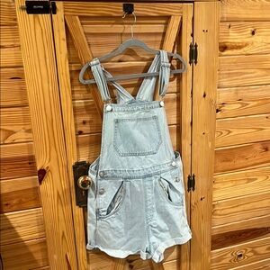 Cotton On Sky Blue Denim Overalls